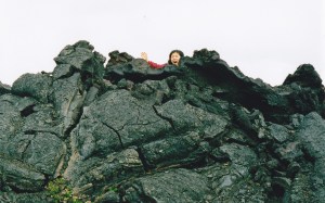 One more casualty: engulfed by the soft lava!