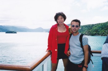 On the ferry from Wellington to Picton, in the South Island