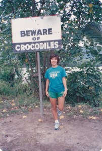 Beware of one legged croc!