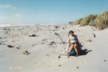 Gillepsie's beach: the desolate beach where I landed after I shipwrecked...