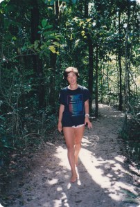This is not bushwalking, but rather bare-foot walking in a soft sandy path...