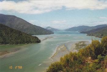 Along Queen Charlotte sounds...