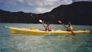 We also decided to spend a day kayaking. Just great! But our arms were less trained than our legs...